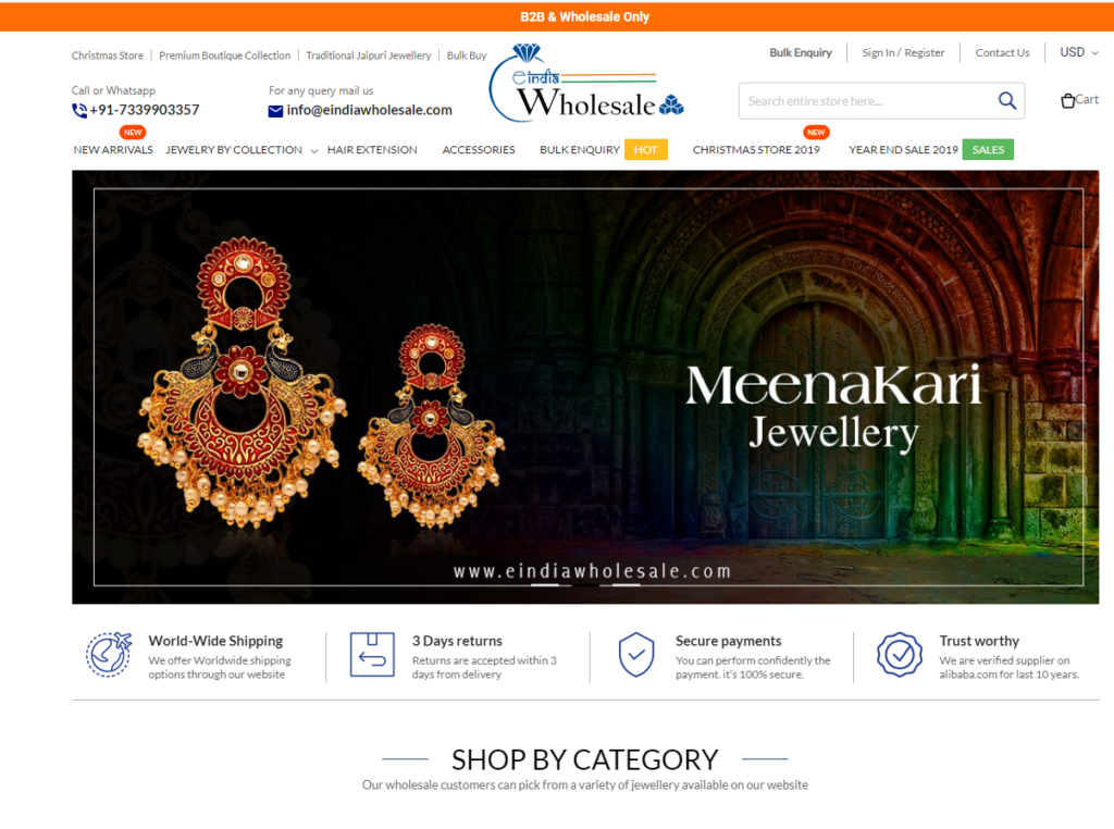 eIndiaWholesale a online market in India